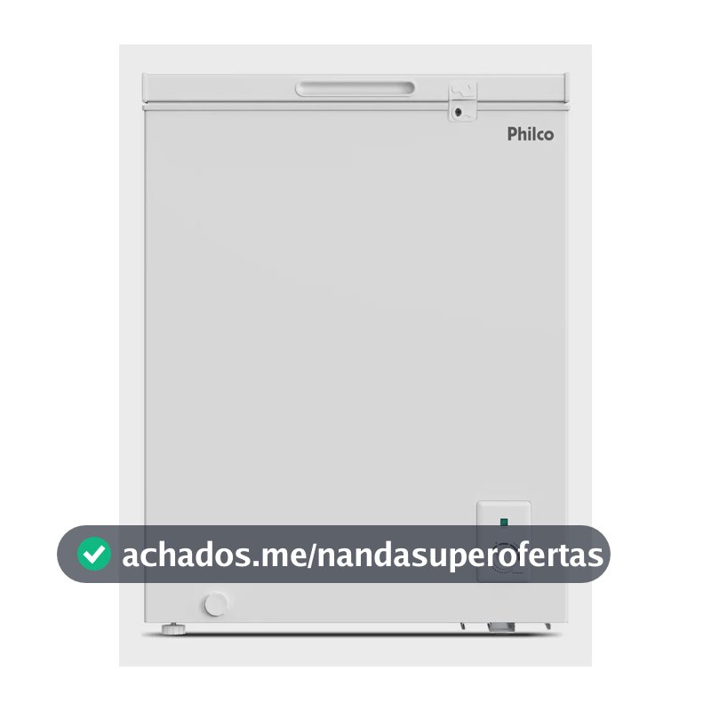 Freezer Horizontal Philco 1 Porta 140L Pfh160b Cor Branco