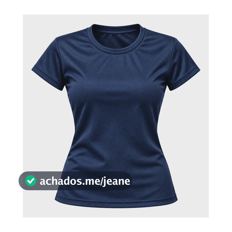Camiseta Dry Fit Feminino Fitness Academia Blusa Corrida Azul M