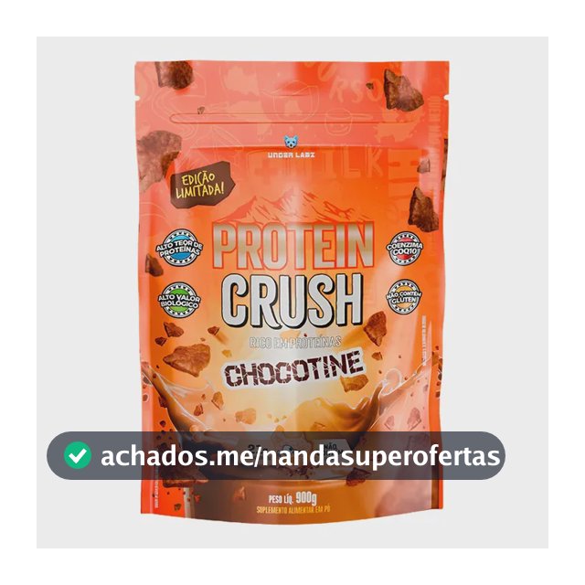 Protein Crush 900g Under Labz 100% Whey Protein Coenzima Q10
