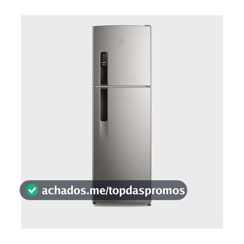 Geladeira Electrolux Frost Free 400l Inverter Inox (if44s) Cinza