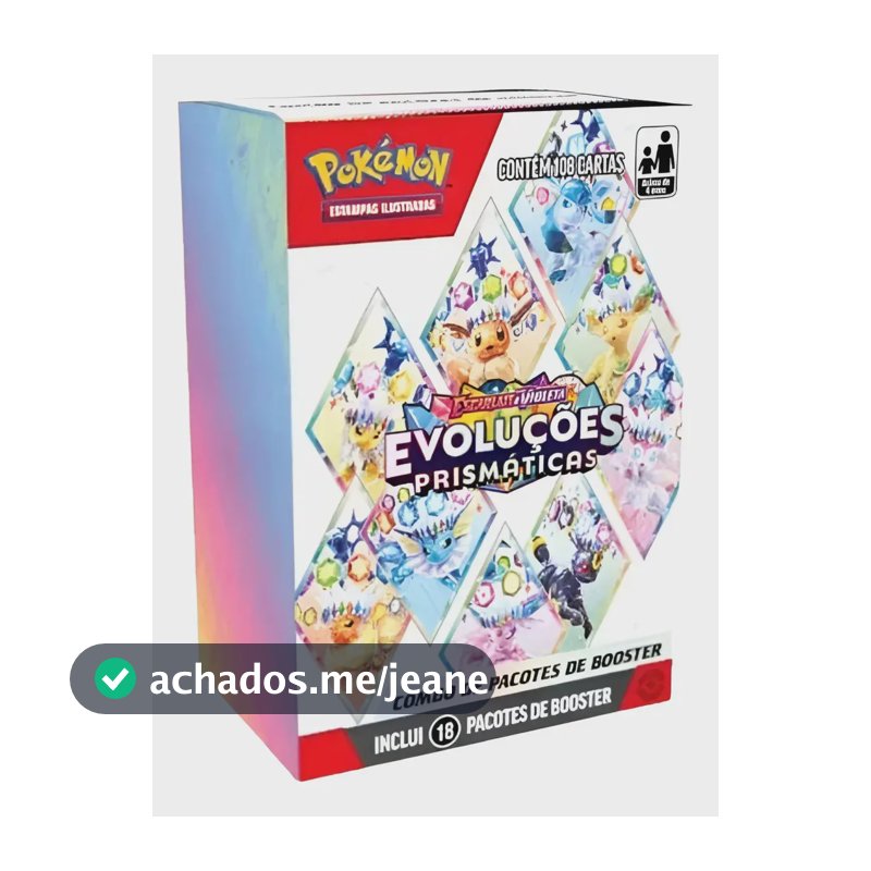 Combo De Booster Ev8.5 - Evoluções Prismáticas - Copag Português