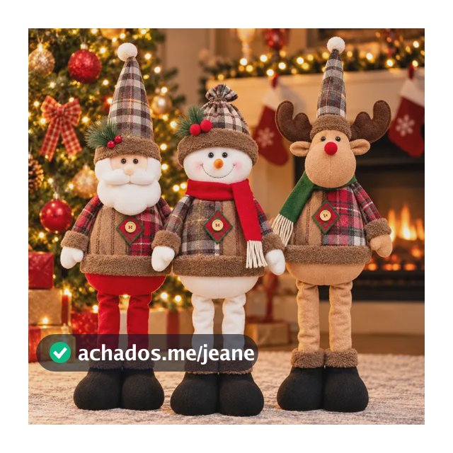 Papai Noel Decoração Natal Retrátil Enfeite Natalino Grande