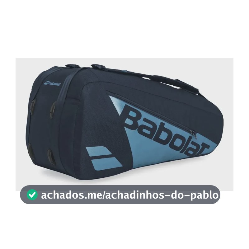 Raqueteira Tênis Babolat Pure Drive X6 Azul 70l
