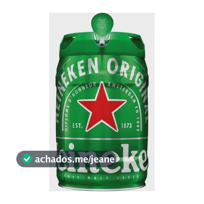 Barril De Cerveja Heineken - 5 Litros - Gelagem Rápida