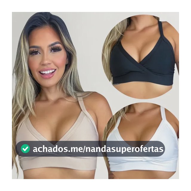 Kit 3 Top Academia Feminino Fitness Treino Sustentação