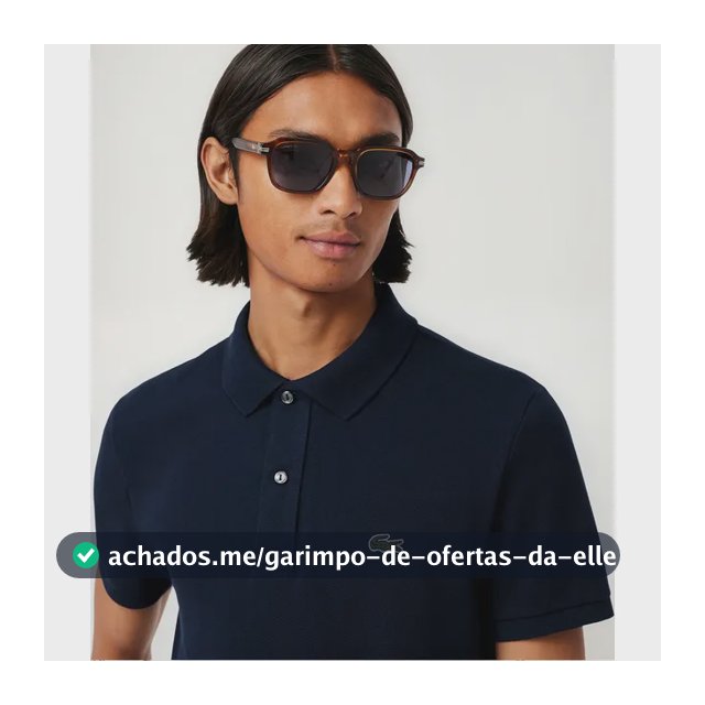 Polo Masculina Lacoste Slim Fit - Original