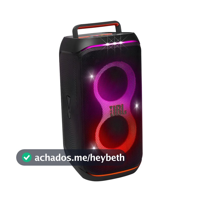 Caixa De Som Jbl Partybox Club 120 Bluetooth 160w Cor Preto