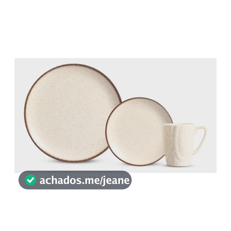 Aparelho De Jantar 12 Peças Vanilla - Alleanza