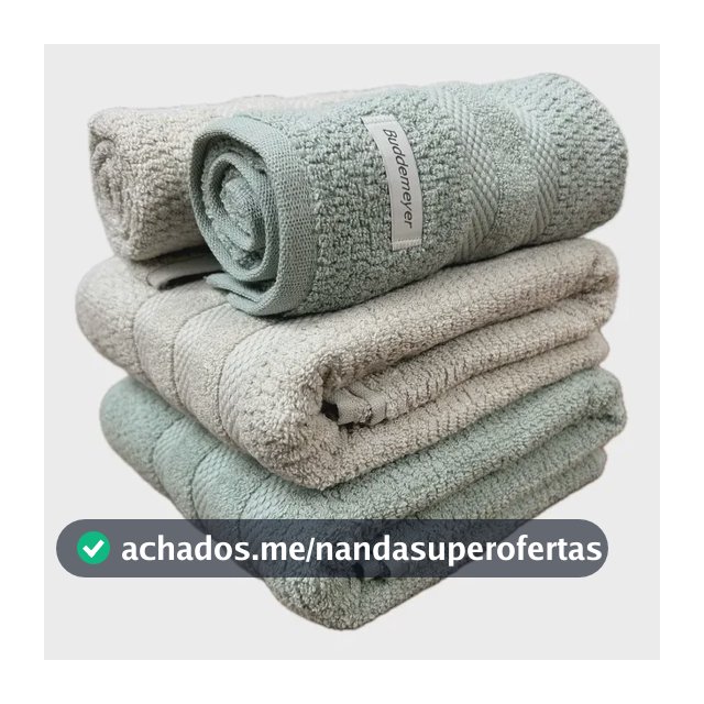 Jogo Toalha Banho Buddemeyer Vanilla Extra Soft Algodão 4pçs Cor Bege 1084 Verde 1184