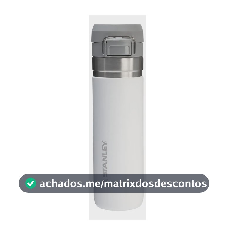 Garrafa Térmica Quick Flip Stanley 710ml Go Bottle Branco Cor Polar