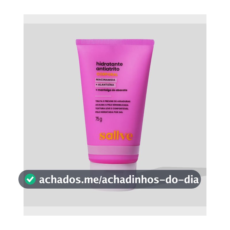 Hidratante Corporal Antiatrito Contra Assaduras 75g Sallve Neutra