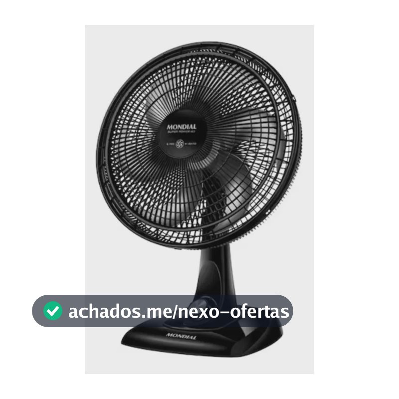 Ventilador de Mesa Super Power 40cm VSP40 B 6 Pás Mondial