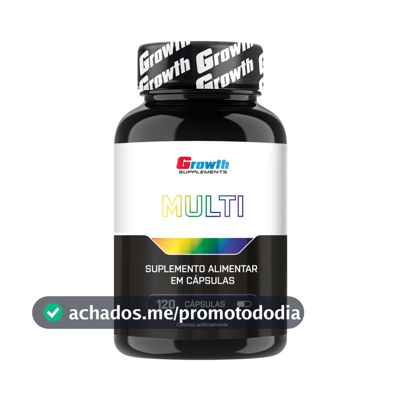 Multivitamínico Growth Supplements em cápsula Sem sabor x 100g de 120 un