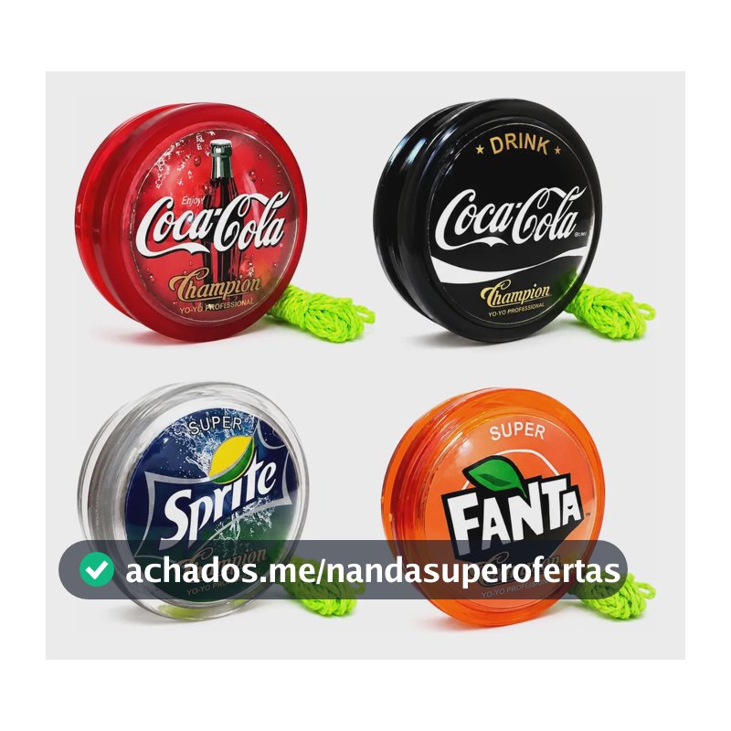4 Yoyo ( Ioio, Yo-yo) Profissional Coca Cola Edição Limitada