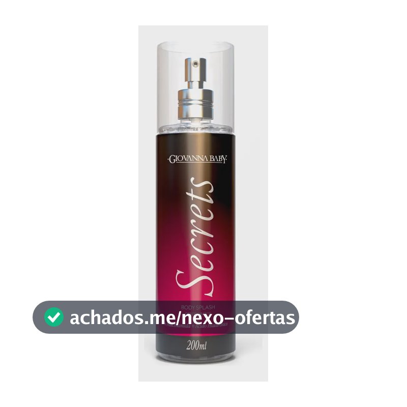 Body Splash Desodorante Corporal Secrets Giovanna Baby 200ml Secrets