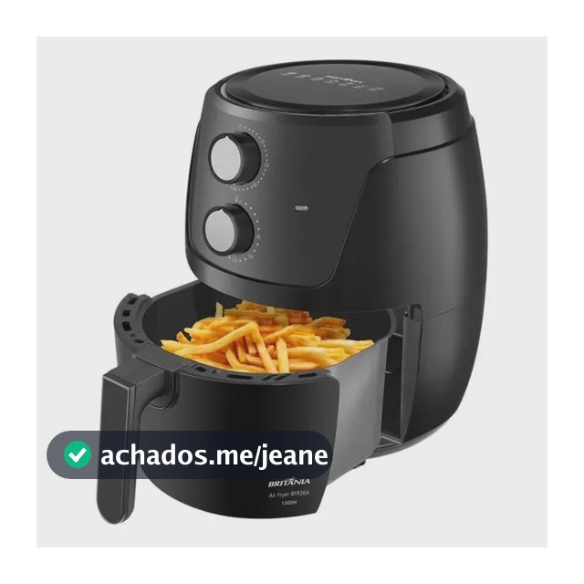 Air Fryer Britânia Bfr36a 4,2l Preta 63801129 Preto 110v