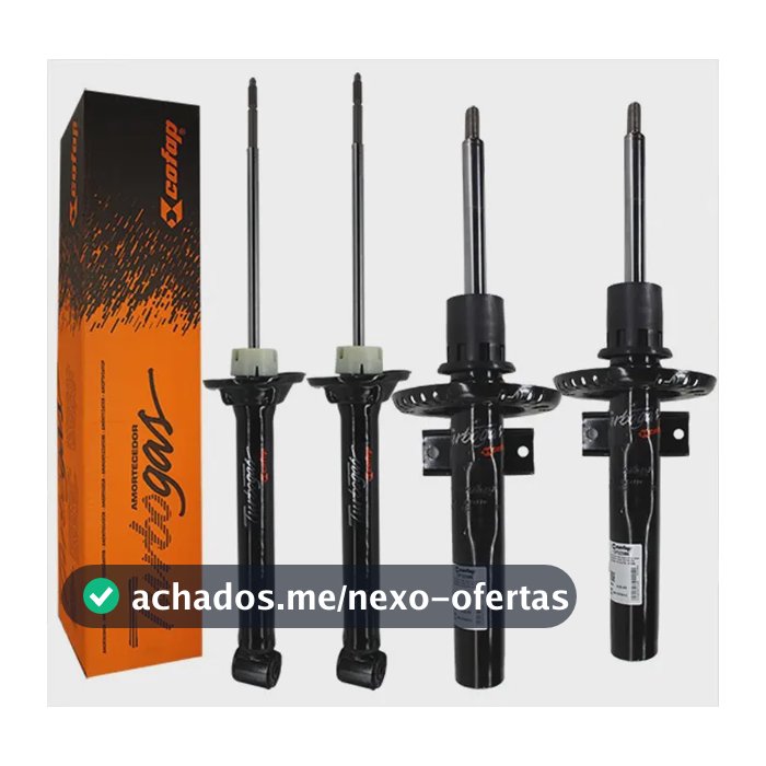 Kit 4 Amortecedor Voyage Original Cofap 2014 2015 2016 Novo