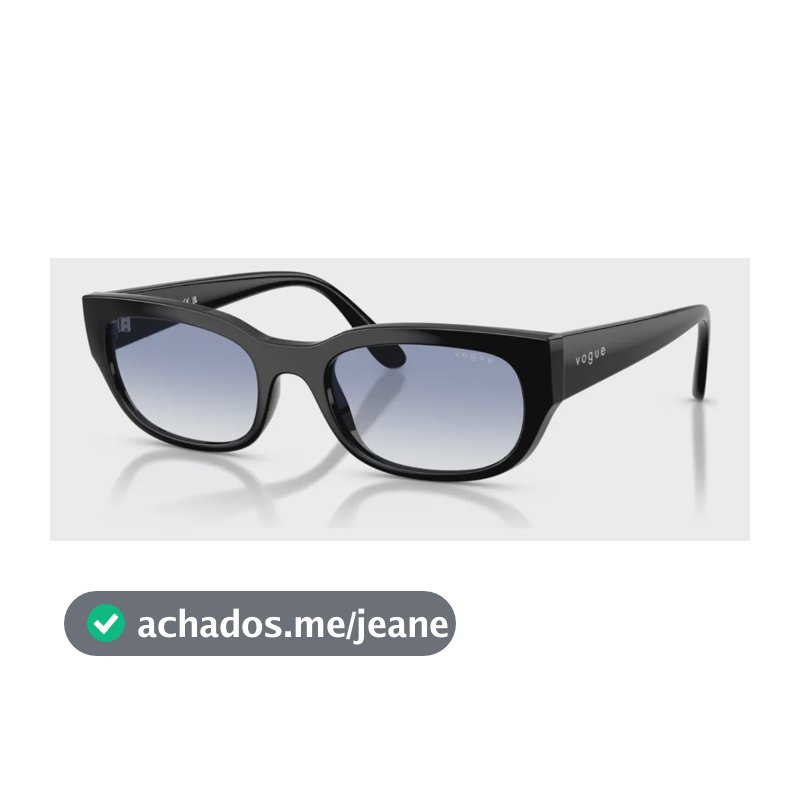 Oculos De Sol Vogue  0vo5669s-54 0vo5669sw44/t354 Gradiente Black - Gradient Grey Polar Gradient Grey Polar Black