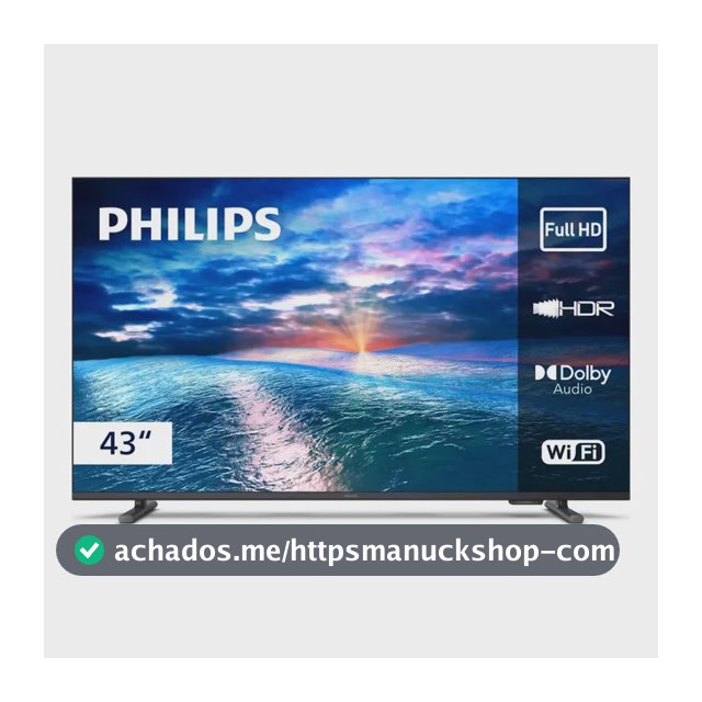 Smart TV Philips 43" Full HD 43PFG6910/78 Wi-Fi