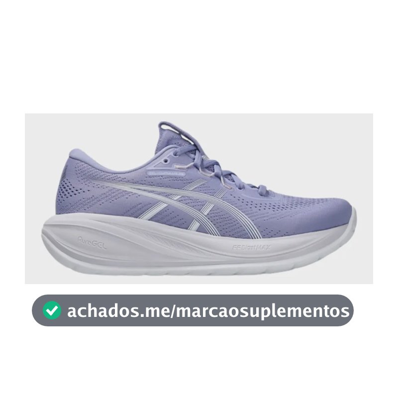 Tênis Feminino Asics Gel-cumulus 28 Corrida E Treino Lilás/branco Liso 37 Br