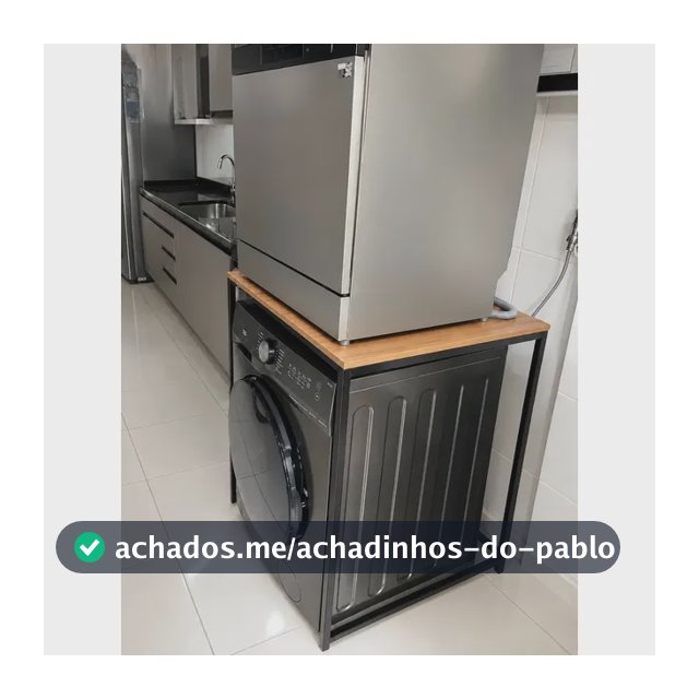 Aparador Para Maquina De Lavar E Lava Louças Móvel