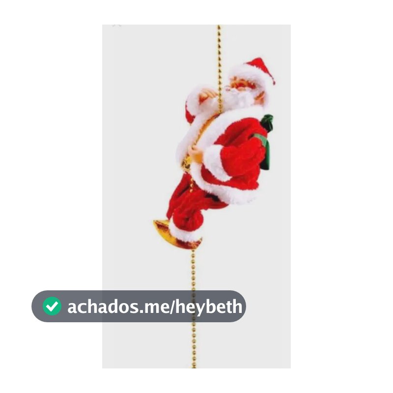 Papai Noel Musical Na Corda Produto Natalino Natal 0