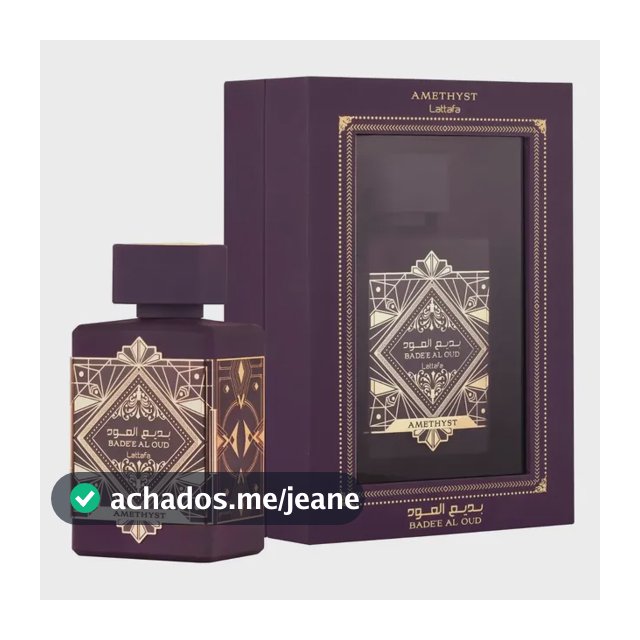 Lattafa Bade'e Al Oud Amethyst Edp 100ml Para Sem Gênero