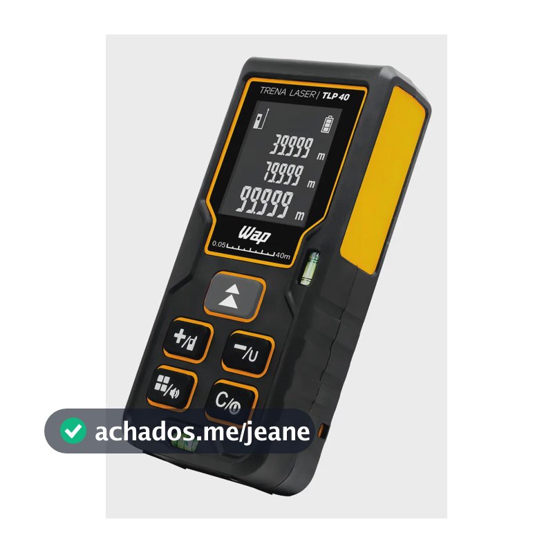Trena Laser Digital Wap Tlp 40 Profissional 40m Com Cordão