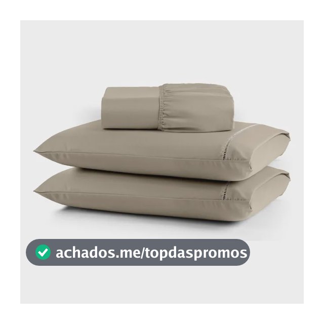 Jogo De Cama 600 Fios 100% Algodão Casal Padrão 3 Peças
