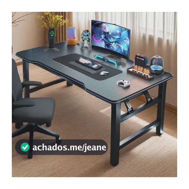 Escrivaninha Mesa Gamer Para Pc E Jogos 100cm Para Estudo Preto