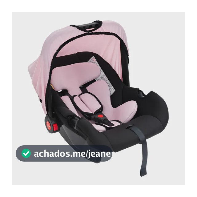 Styll Baby bebê Conforto para carro até 13 kg cor preto/rosa