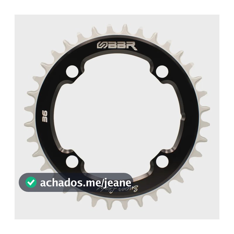 Coroa Única Bcd 104 Narrow Wide 36d Bbr Mtb Preto