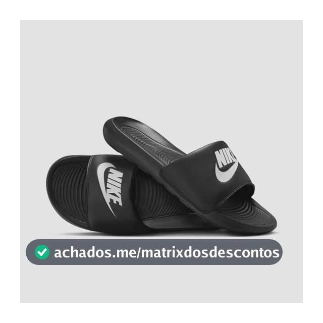 Chinelo Nike Victori One Masculino Preto 37 Br