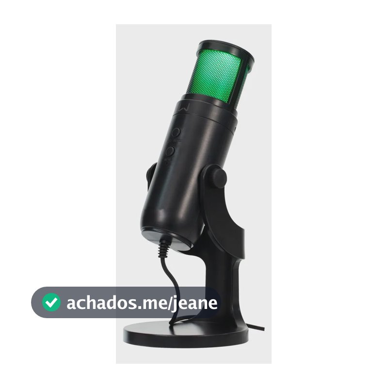 Microfone Mads Com Fio Preto Warrior - Ph690