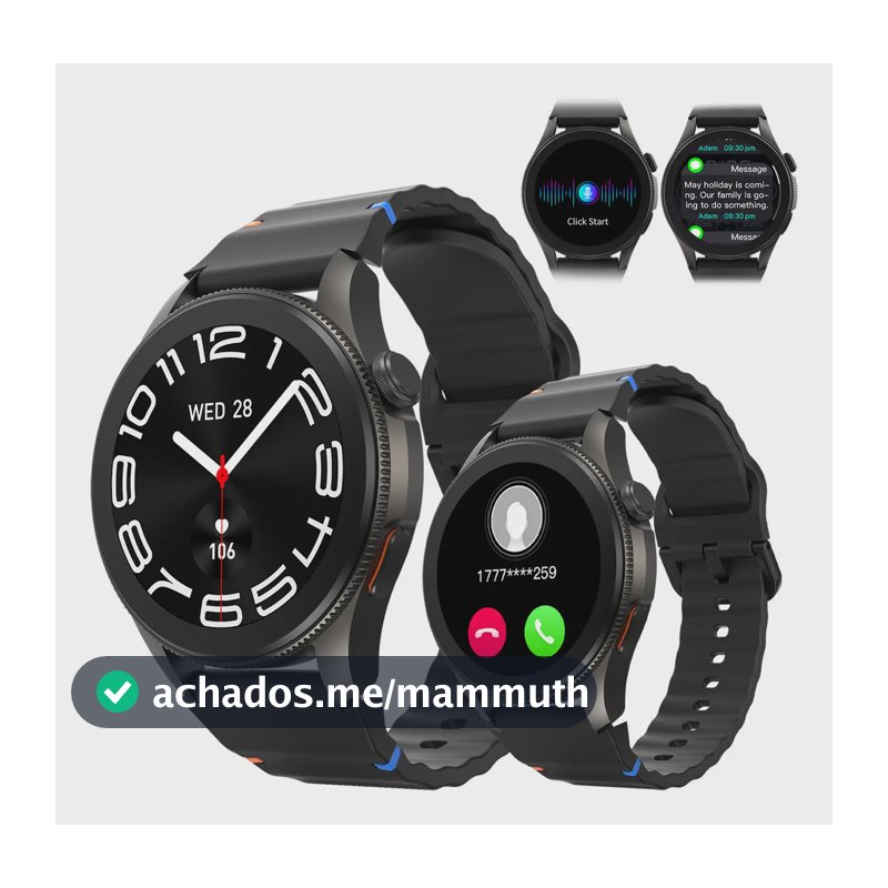 Basike 1.43'' Ia Relógio Smartwatch Redondo Masculino E Feminino Com Gps, Chatgpt,assistente De Voz, Chamadas Bluetooth, Mercado De Ações,rfc,resistência À Água 3atm, 100 + Modos De Esporte Etc.