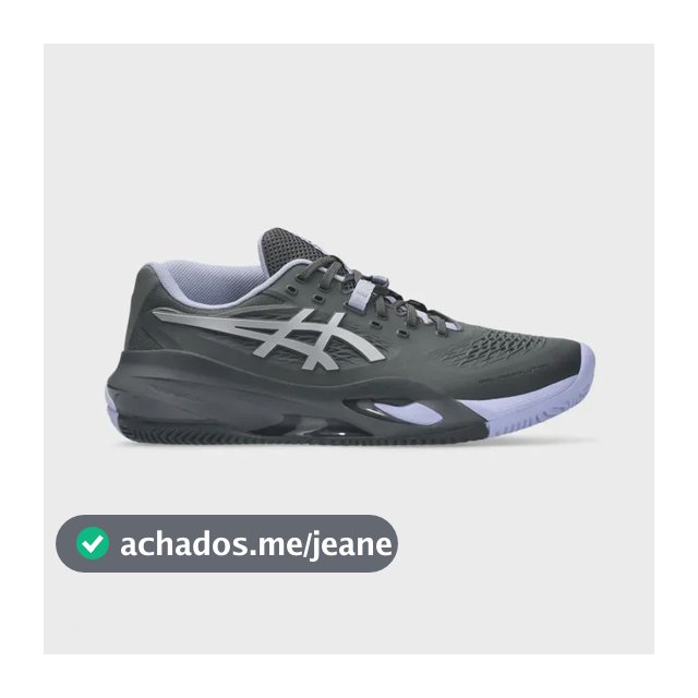 Tênis Asics Gel Resolution X Clay Masculino Night Energy Preto E Roxo 38 Br