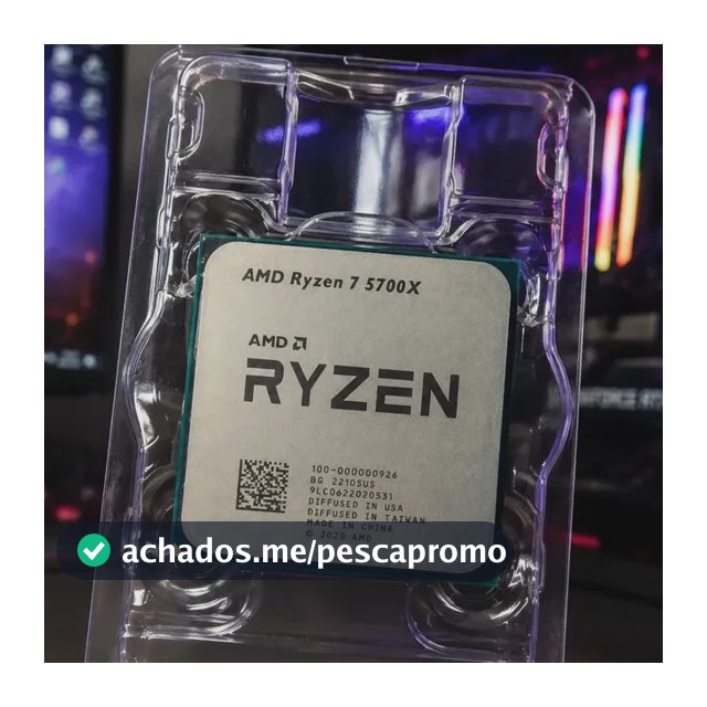Processador Amd Ryzen 7 5700x Oem Sem Cooler