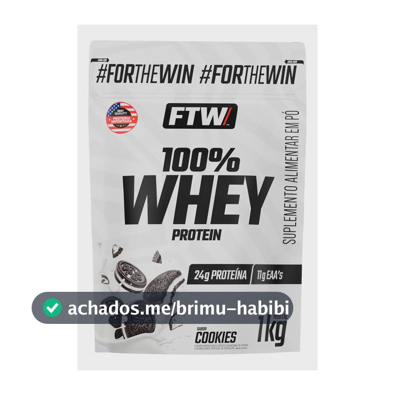 Whey Protein 100% Refil 1 Kg FTW