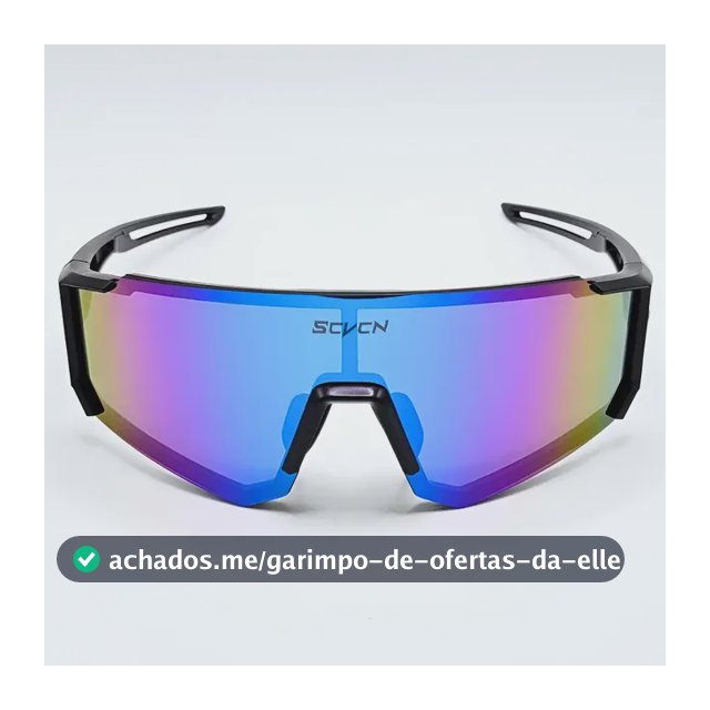Óculos Ciclismo Corrida Esportivo Lente Panorâmica Uv400