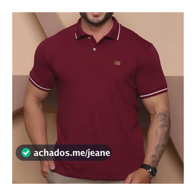 Camisa Gola Polo Masculina Original 100% Algodão Premium