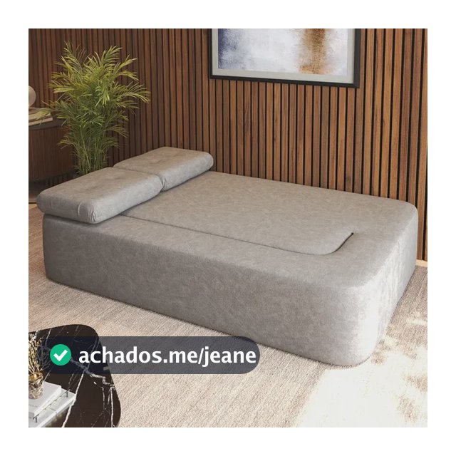 Sofá Cama Reclinável 2 Lugares Espumática Vistra