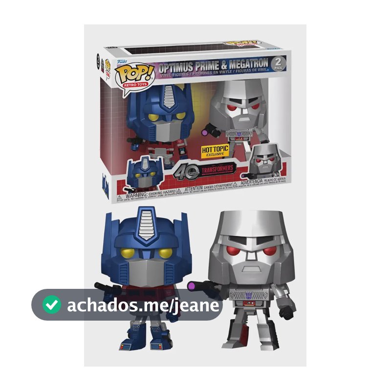 Funko Pop! Transformers Optimus Prime & Megatron 2-pack