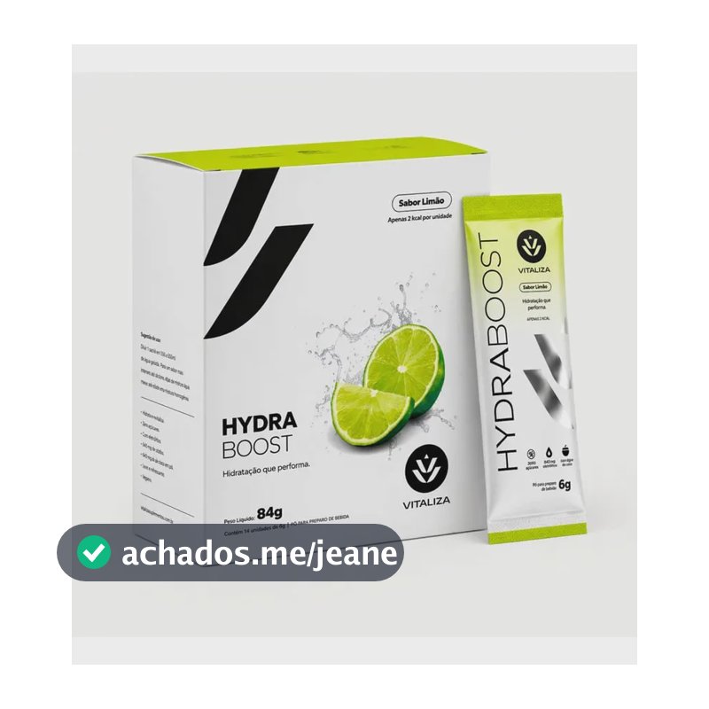 Hydraboost Eletrólitos Em Pó Zero Açúcar Cx 14 Doses