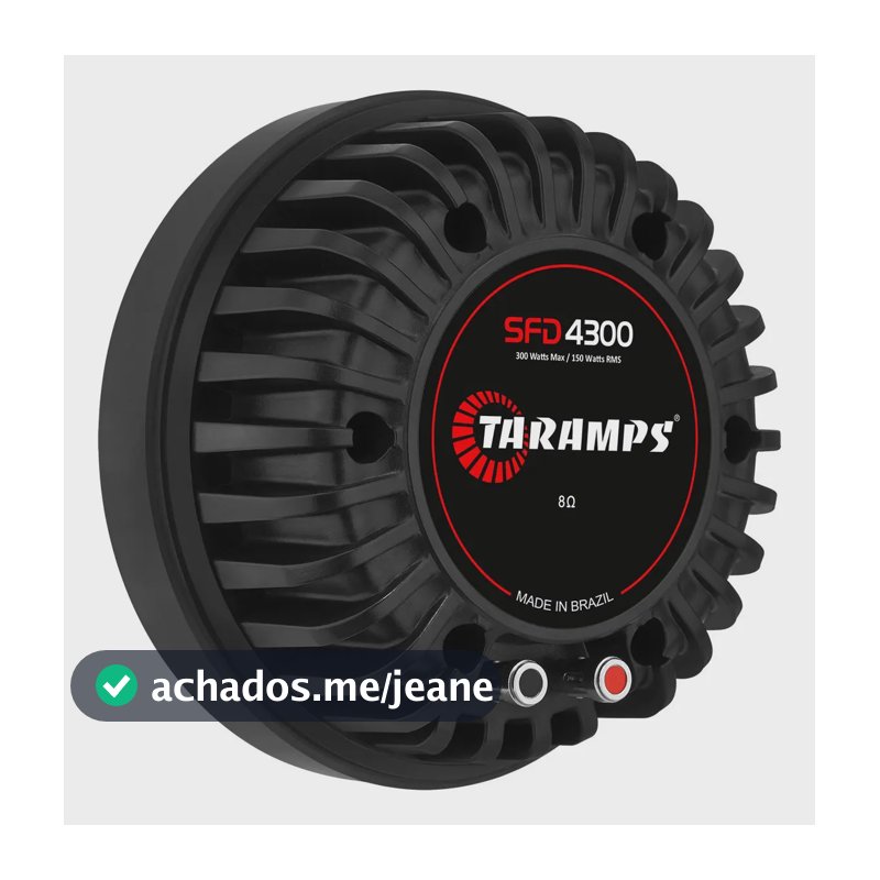 Driver Taramps Sfd 4300 Fenólico Corneta 150 Watts Rms 8 Oh Preto