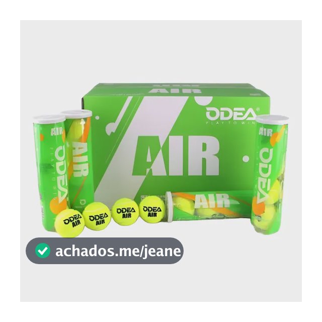 Caixa De Bolas De Tênis Odea Air - (24x4) Caixa Com 96 Bolas Amarelo