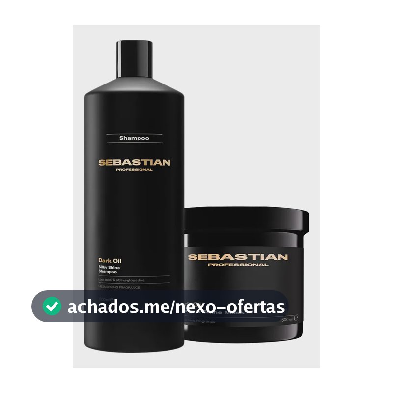 Kit Sebastian Professional Dark Oil Shampoo Máscara
