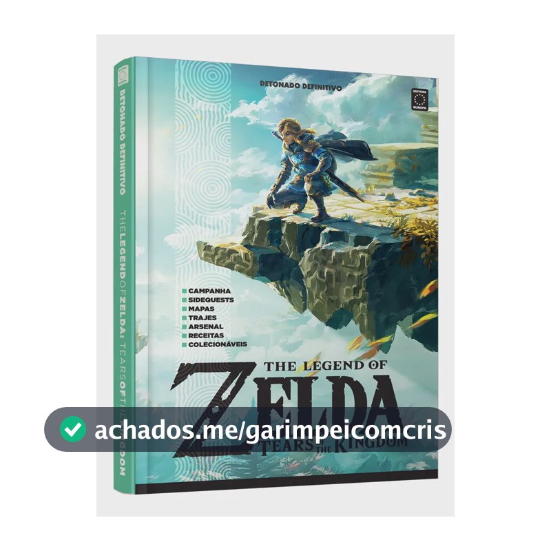 Zelda: Tears Of The Kingdom - Detonado Definitivo - Capa Dura
