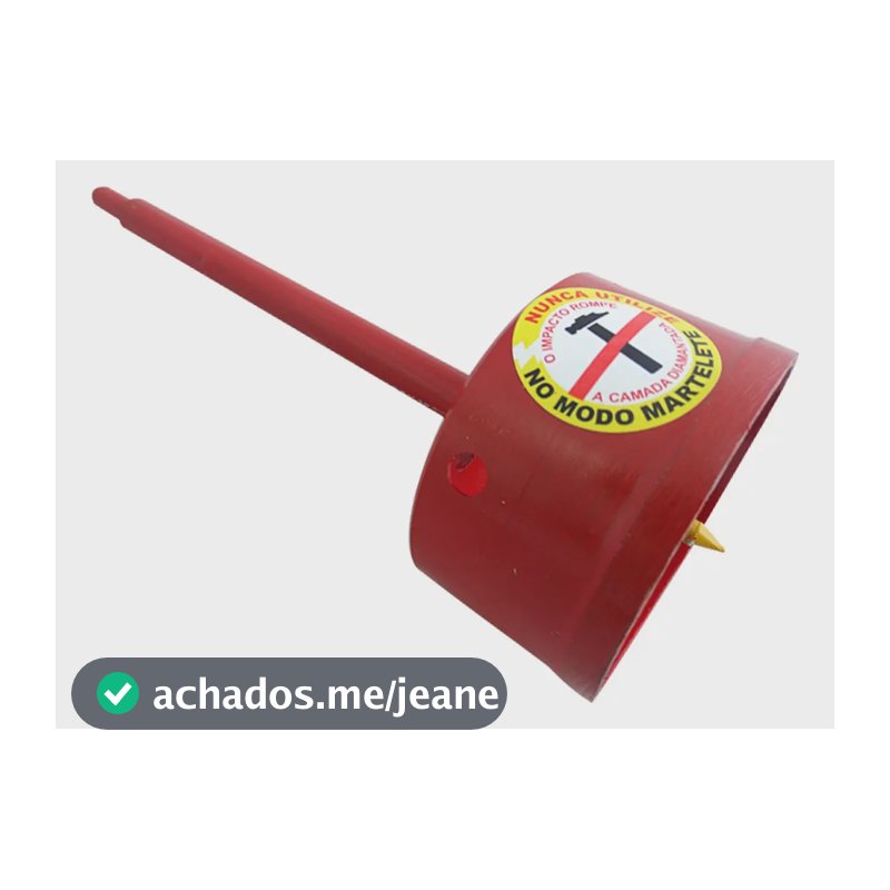 Serra Copo Diamantada 65mm x 50mm Haste E Guia Braskoki Para Ar Condicionado Paredes Concreto Granito Mármore Alvenaria Piso Cerâmica