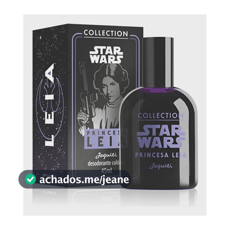 Colônia Star Wars Princesa Leia 45ml - Jequiti