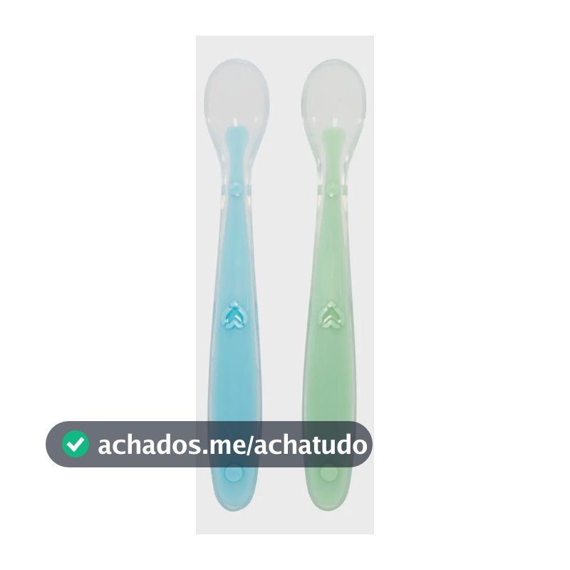 Buba Colher Anatomica Kit Cor Azul e Verde